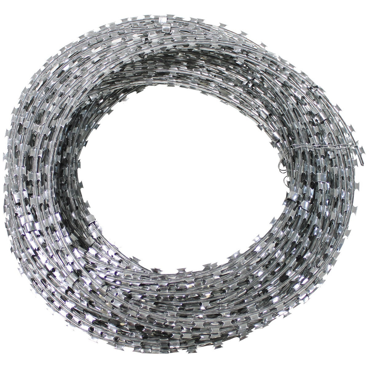 Stacheldraht, Metall verzinkt,ca. 50 m, Durchmesser 30 cm