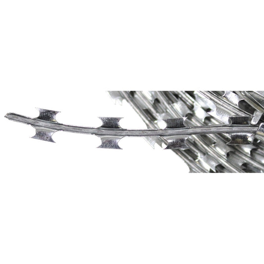 Stacheldraht, Metall verzinkt,ca. 50 m, Durchmesser 30 cm