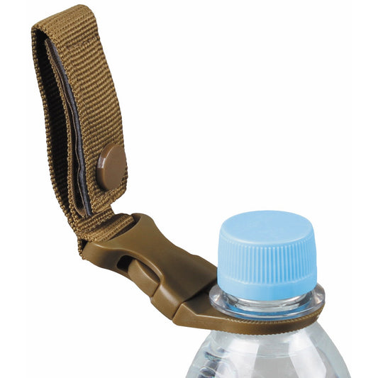 Flaschenhalter, coyote tan,für Gürtel und "MOLLE"-System