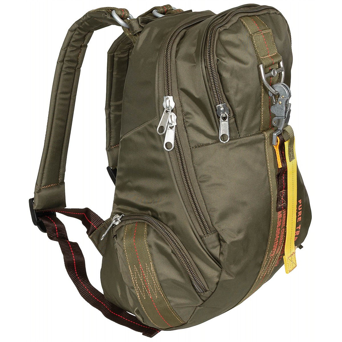 Rucksack, "PT", klein,Karabinerhaken, oliv