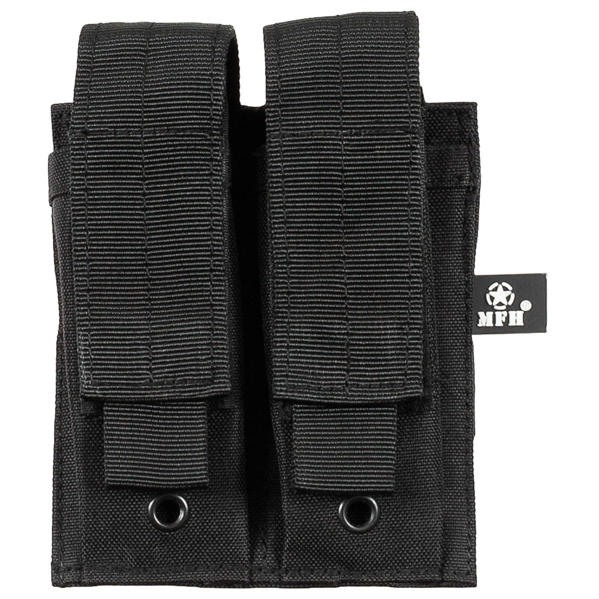 Magazintasche, 2-fach, klein,MOLLE,schwarz