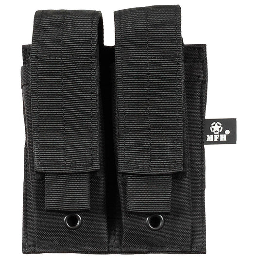 Magazintasche, 2-fach, klein,MOLLE,schwarz