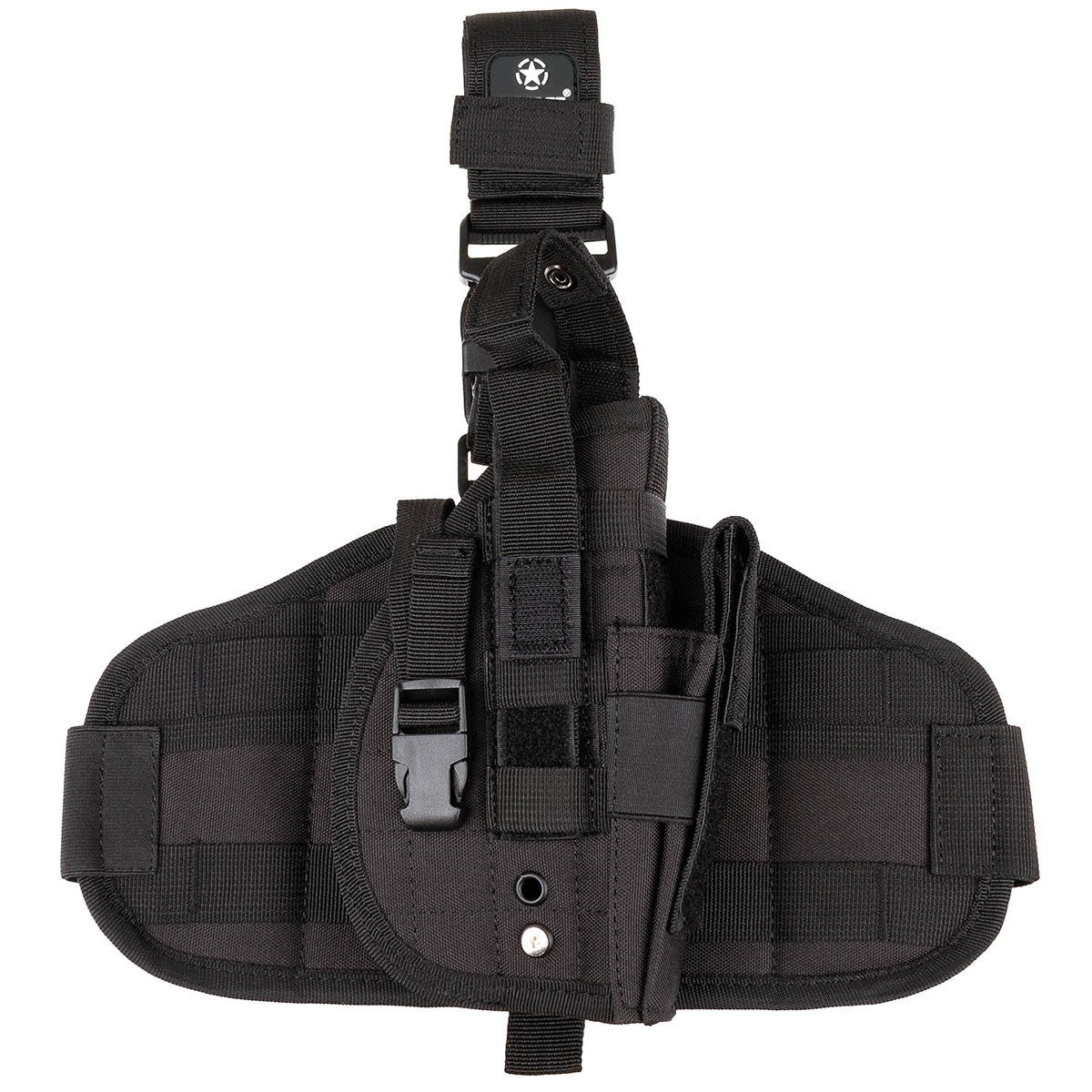 Pistolenbeinholster, "MOLLE",rechts, schwarz