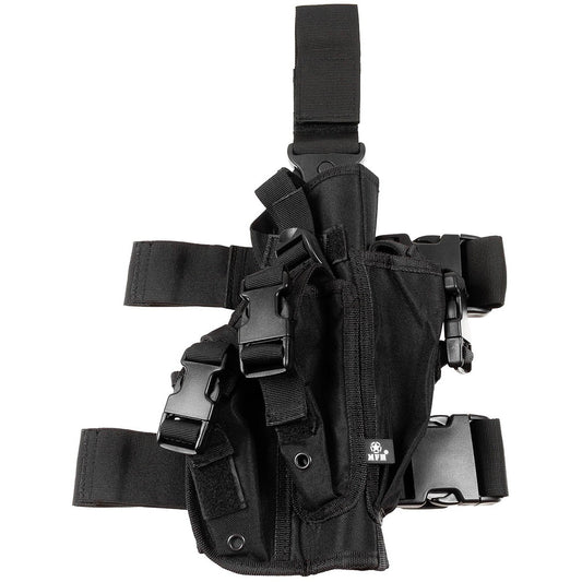 Pistolenbeinholster, schwarz,rechts