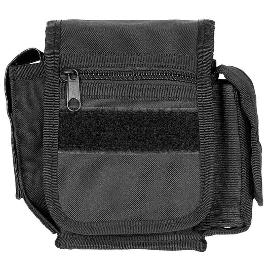 Gürteltasche mit 3 Fächern,schwarz