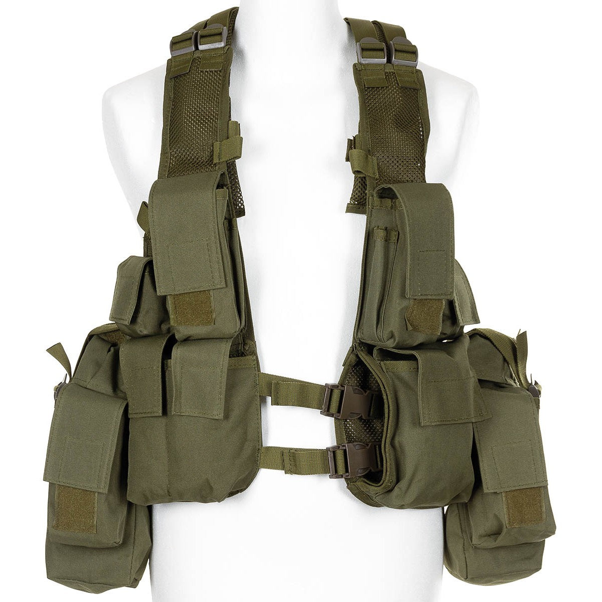 Tactical Weste, div. Taschen, oliv