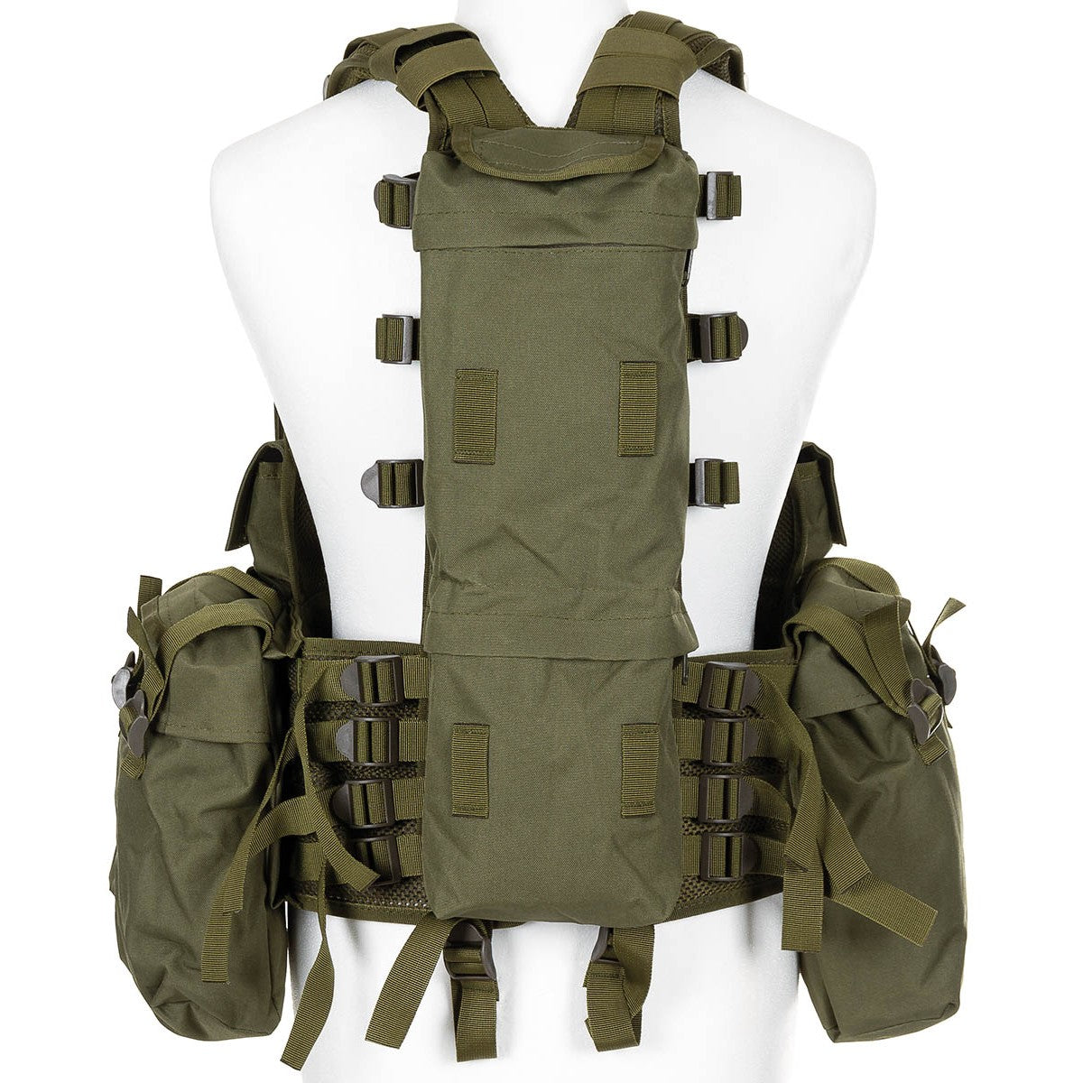 Tactical Weste, div. Taschen, oliv