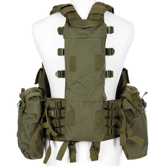 Tactical Weste, div. Taschen, oliv
