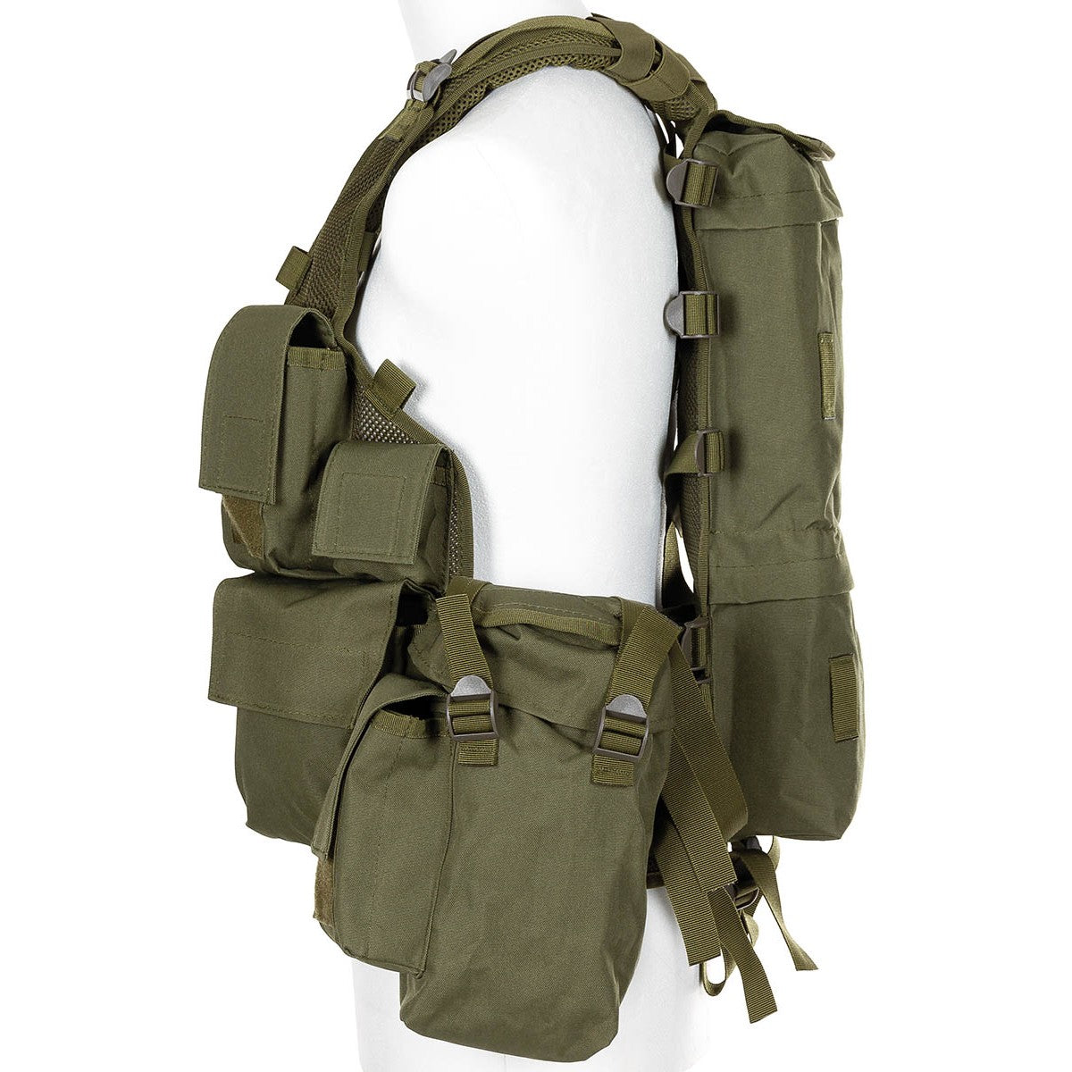Tactical Weste, div. Taschen, oliv