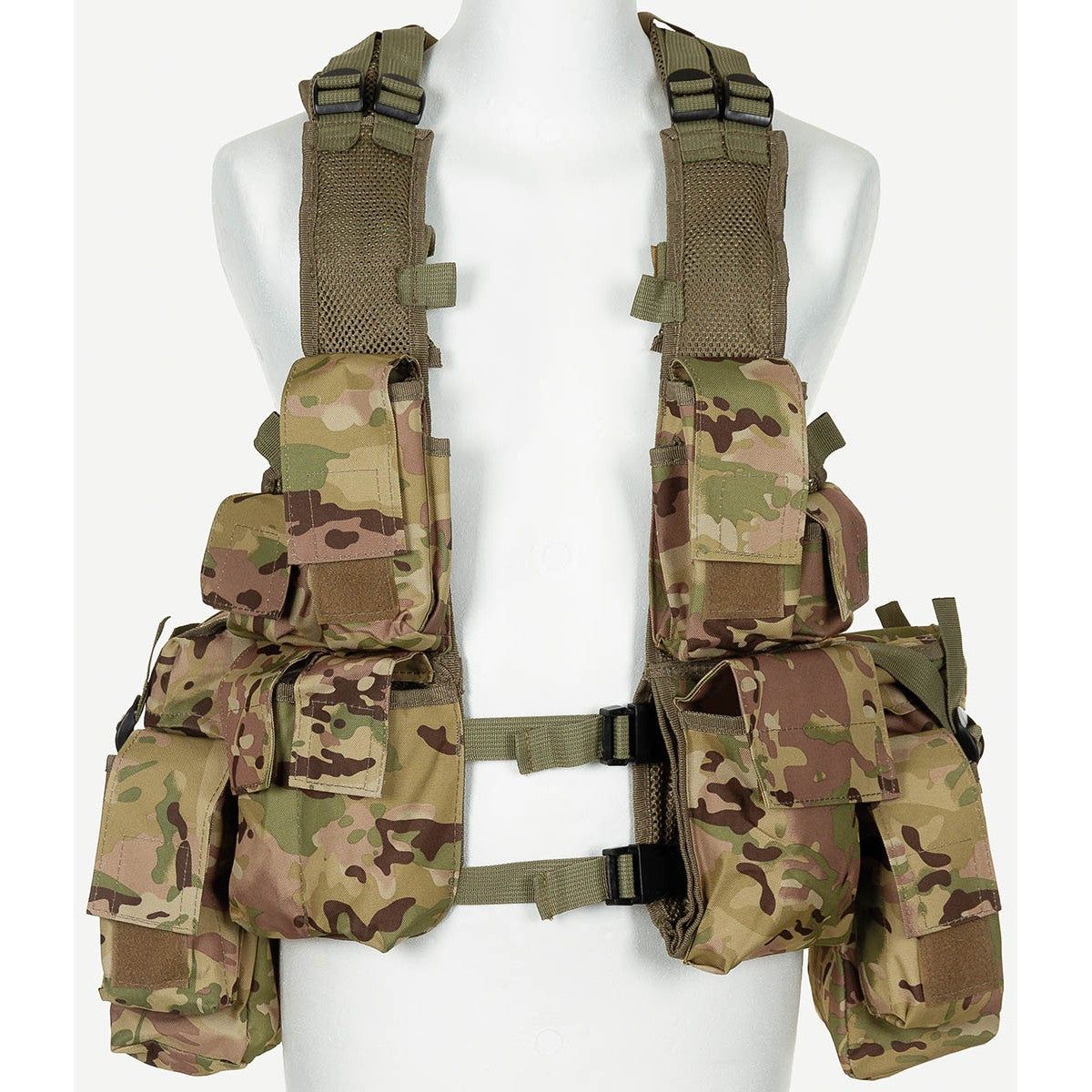 Tactical Weste, div. Taschen, operation-camo