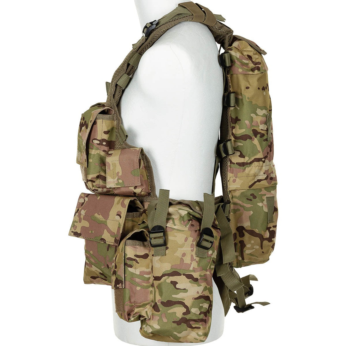 Tactical Weste, div. Taschen, operation-camo