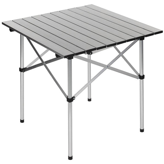 Camping-Rolltisch, Alu,Gestell klappbar