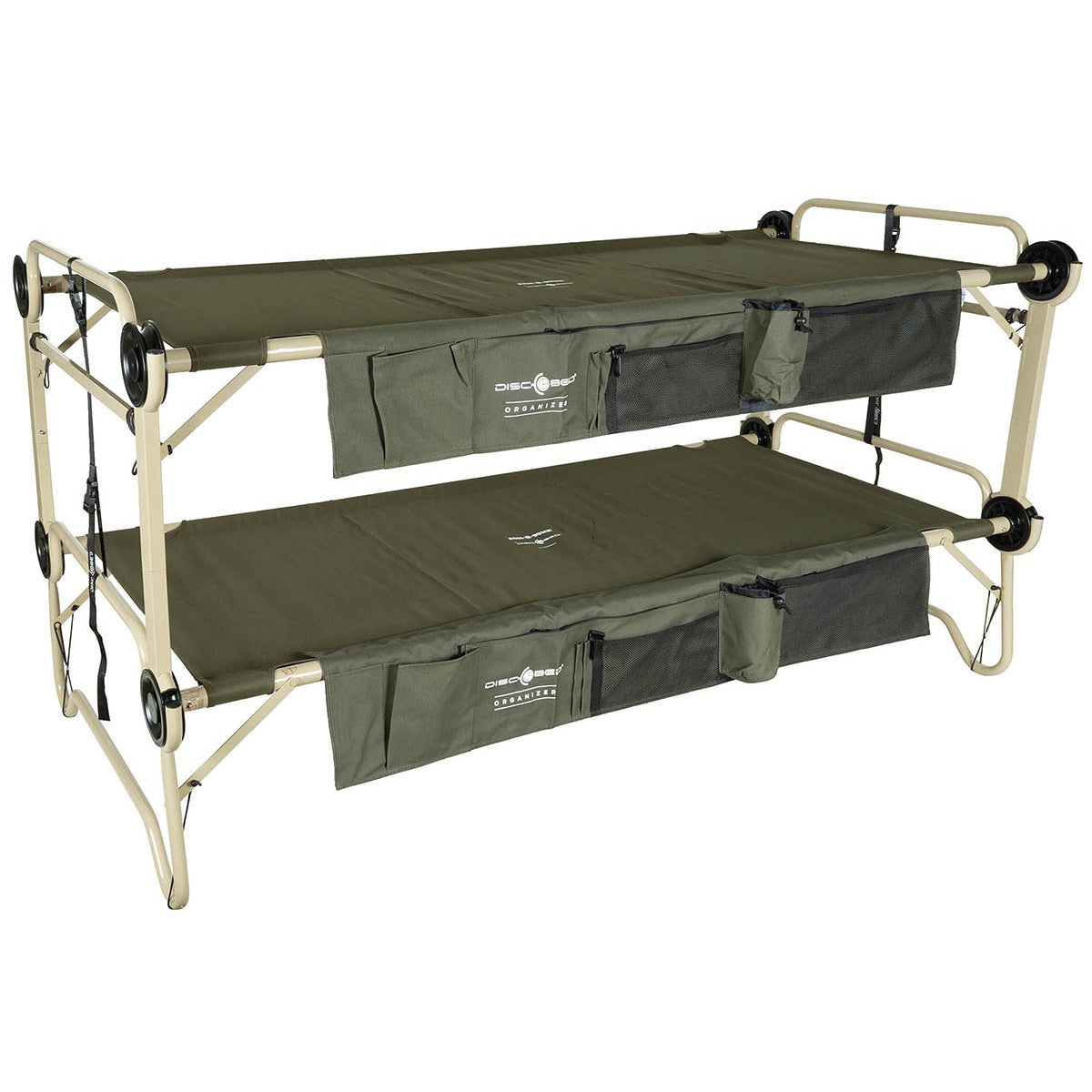 Feldbett, Disc-O-Bed,Arm-O-Bunk,m. Seitent., oliv