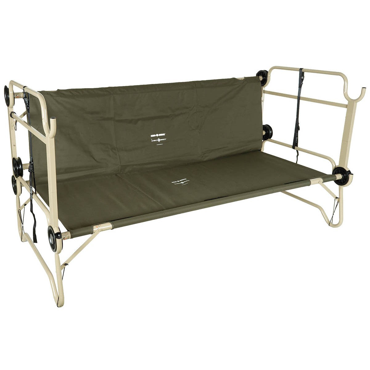 Feldbett, Disc-O-Bed,Arm-O-Bunk,m. Seitent., oliv