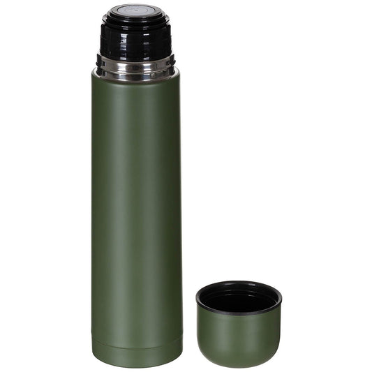 Vakuum-Thermoskanne, 1 l,oliv