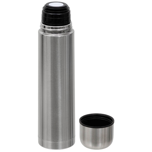 Vakuum-Thermoskanne, 1 l,Edelstahl