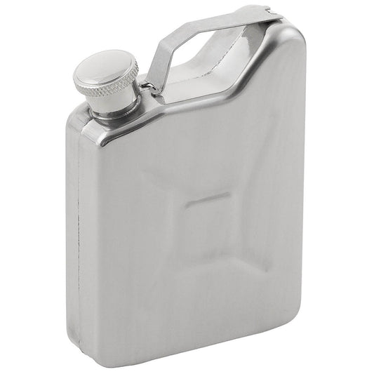 Taschenflasche, "Kanister",Edelstahl, 5 OZ, 148 ml