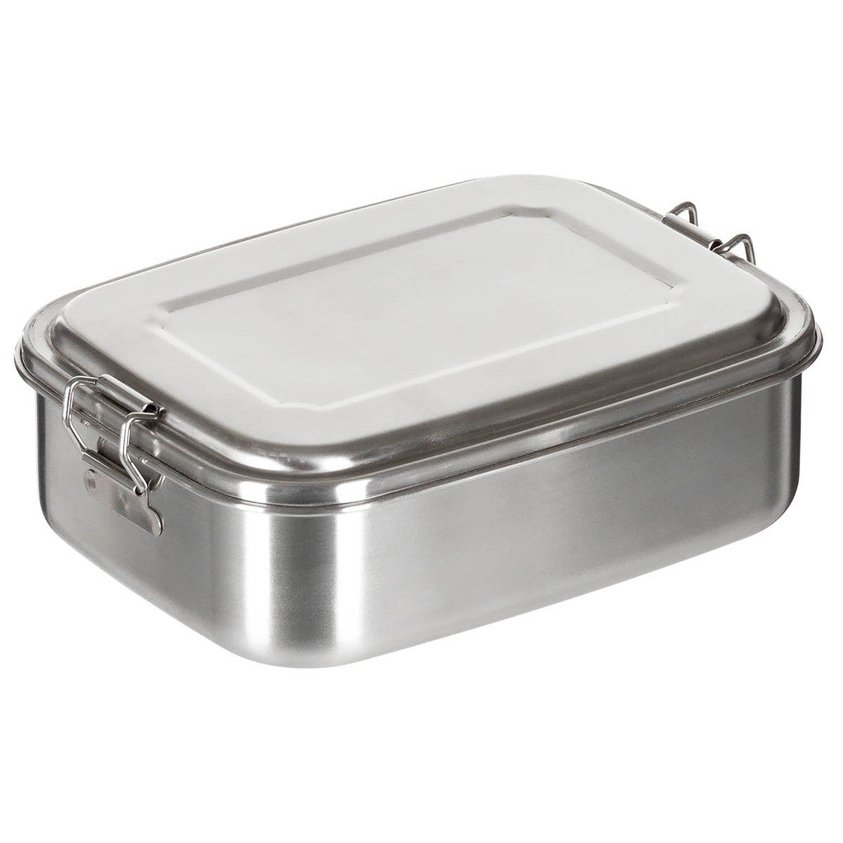 Lunchbox, Edelstahl, ca. 18 x 14 x 6,5 cm