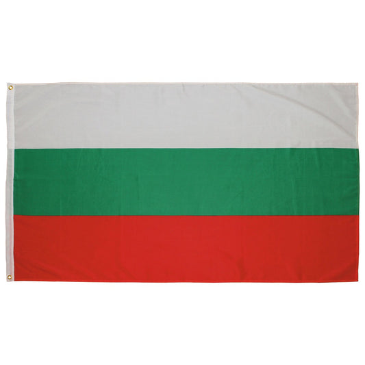 Fahne, Bulgarien,Polyester, 90 x 150 cm