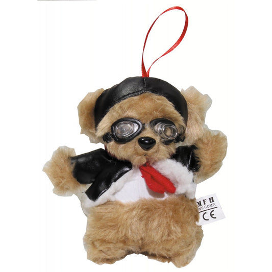 Pilotenbär mit Fliegerbrille,ca. 14 cm