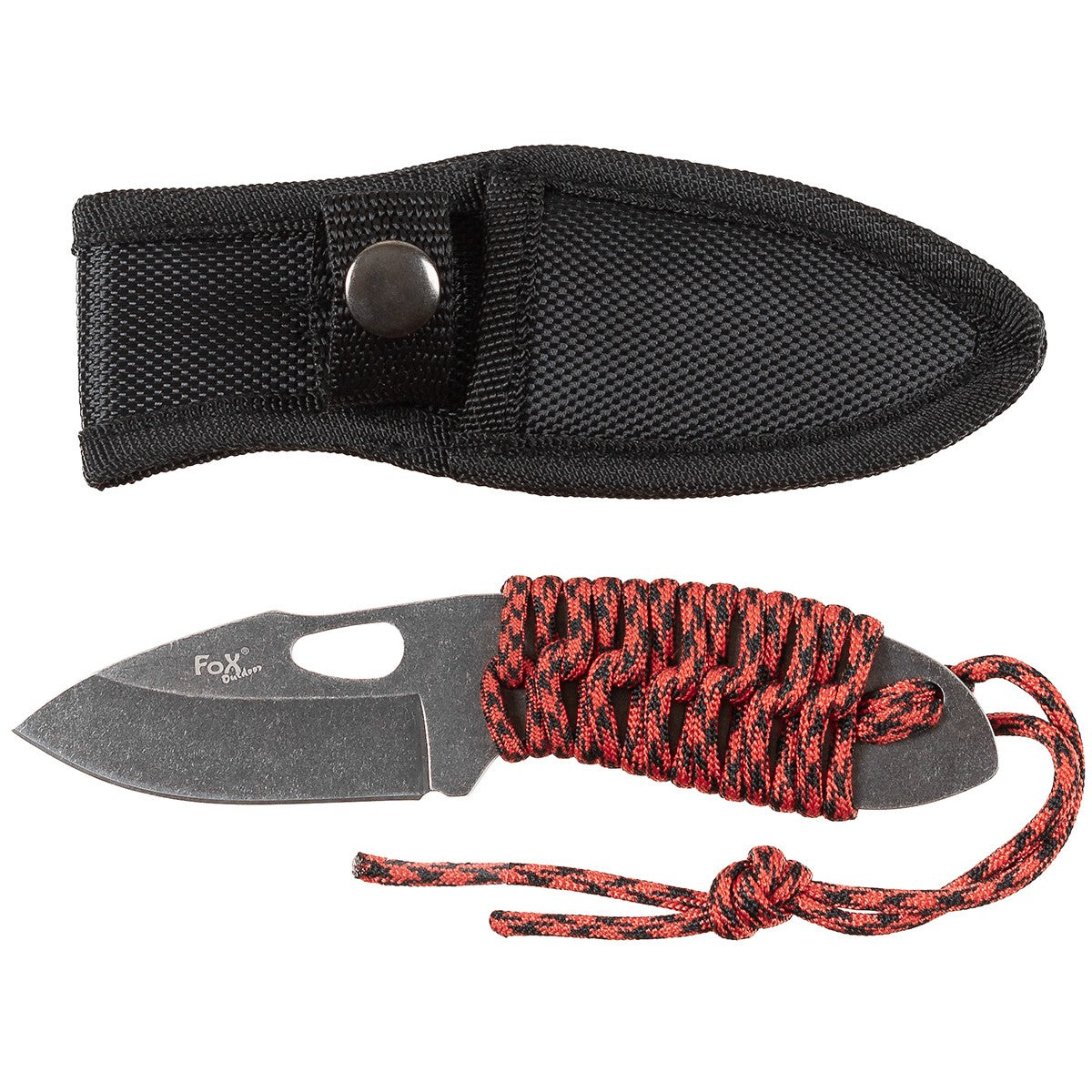 Messer, "Redrope", klein,Griff umwickelt, Scheide