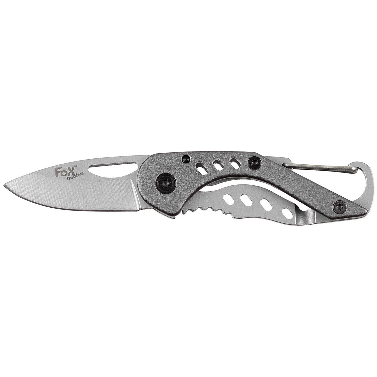 Klappmesser, "Piccolo",Einhand, gelochter Metallgriff