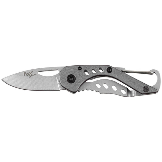 Klappmesser, "Piccolo",Einhand, gelochter Metallgriff