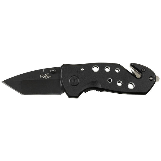 Klappmesser, Einhand, schwarz, Metallgriff