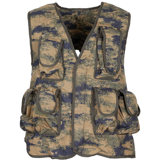 Türk. Tactical Weste,M2008, Air Force, gebr.