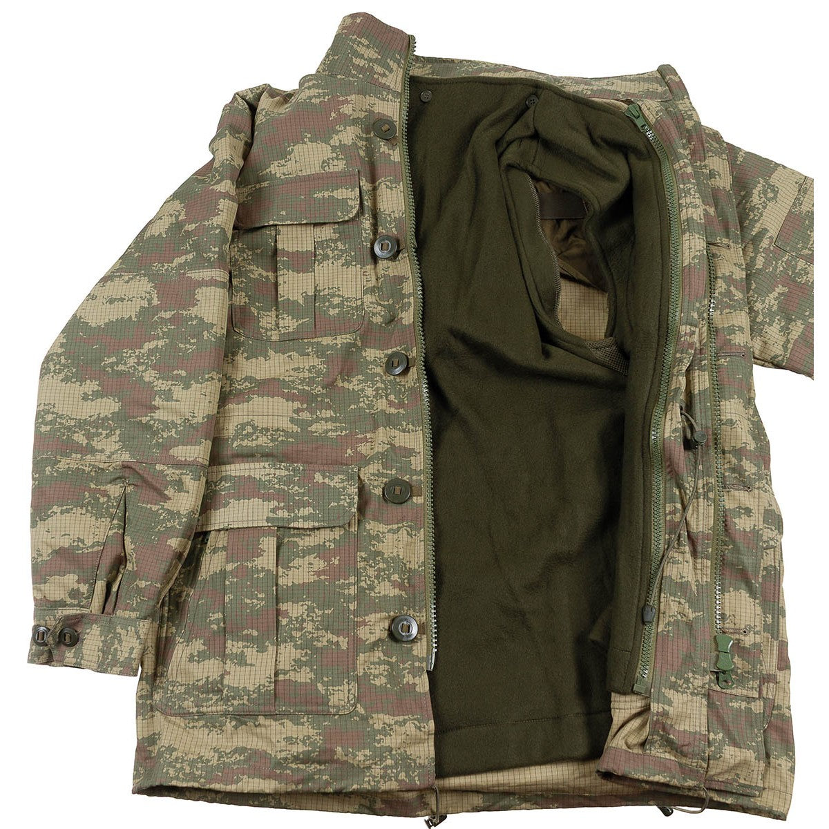 Türk. Feldparka, Rip Stop,M2008, mit Futter, neuw.