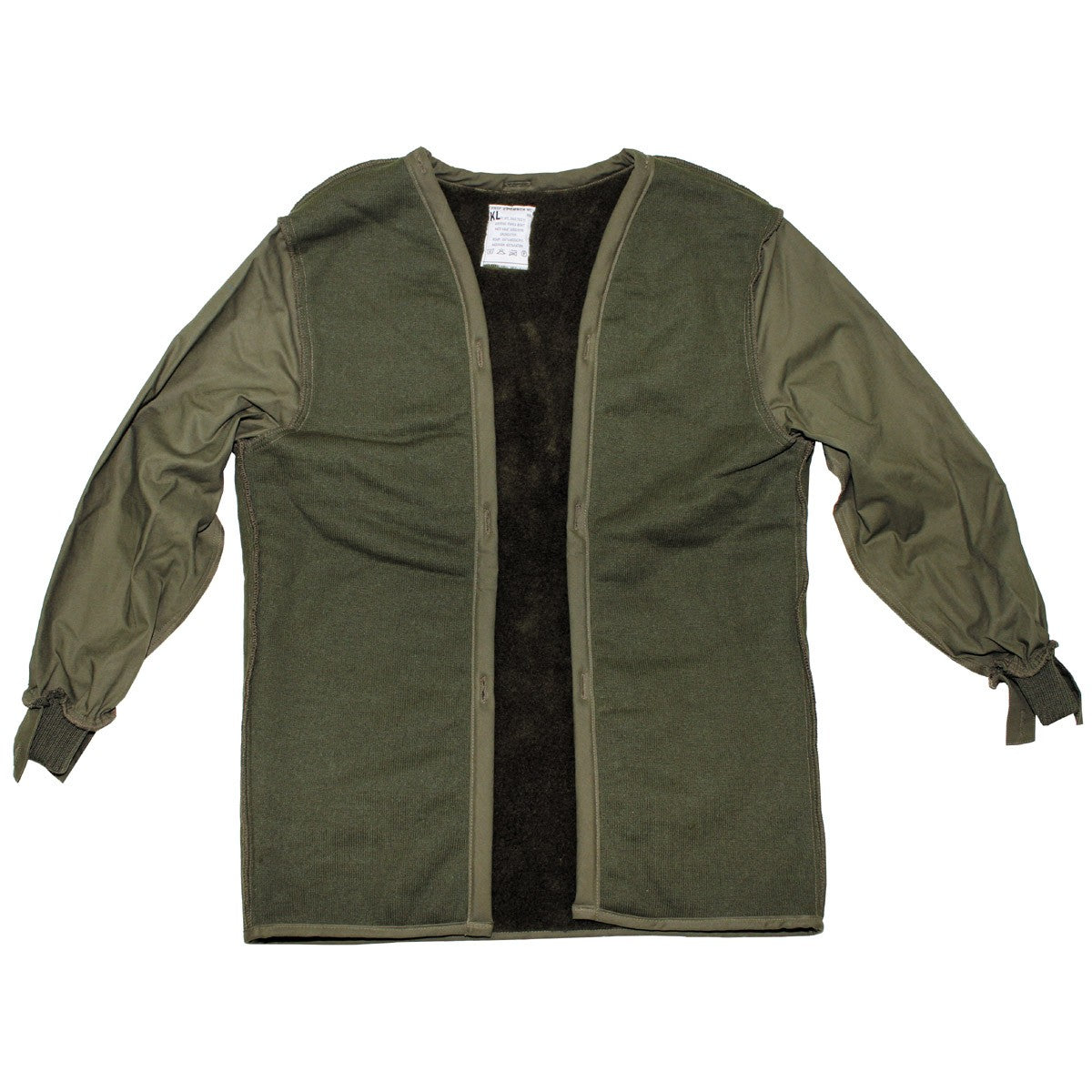Holl. Teddyfutter für Parka,oliv, neuw.