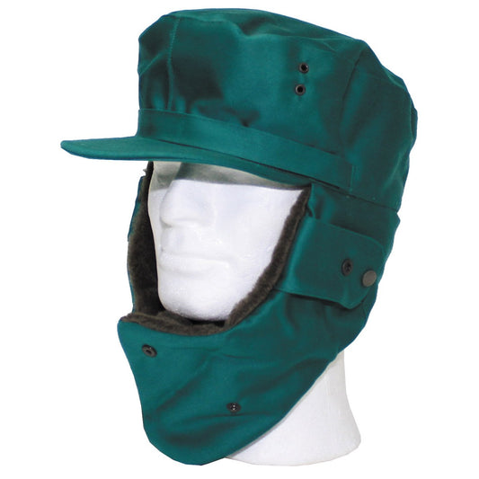 Österr. Wintermütze, grün,neuwertig