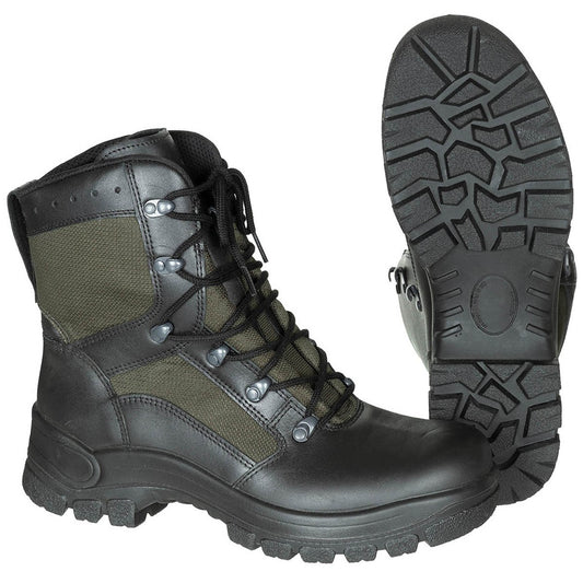BW Kampfstiefel, Tropen,oliv/schwarz, neuw.