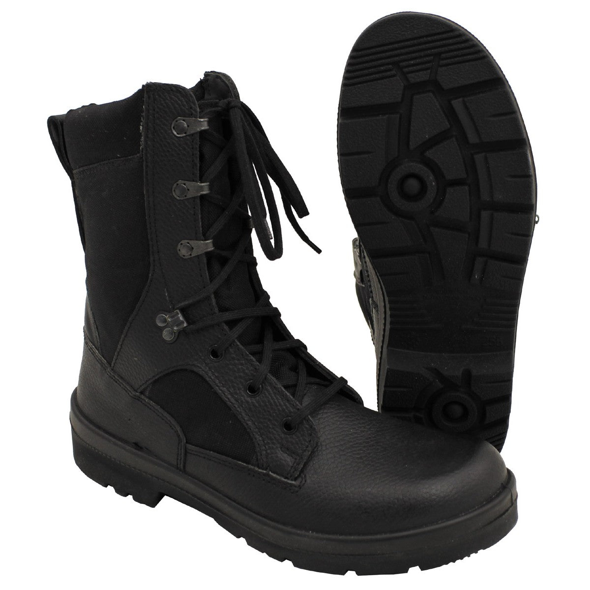 BW Tropenstiefel, schwarz,vulkanisierte Sohle, neuw.