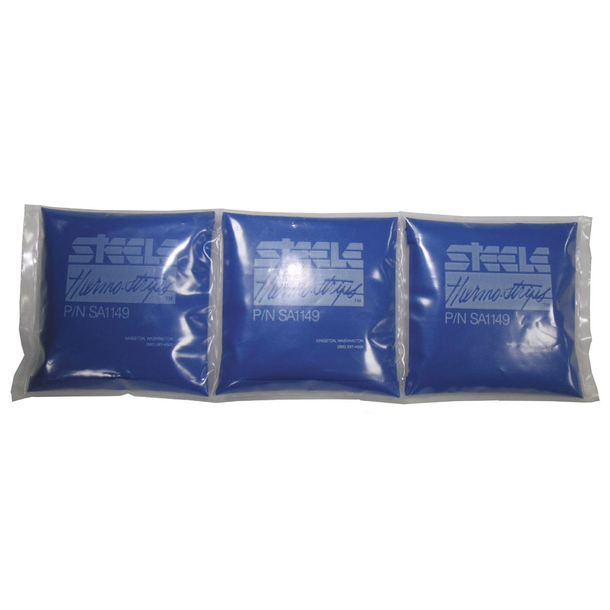 US Kältegelkissen, orig.,3-er Pack, blau, neuwertig