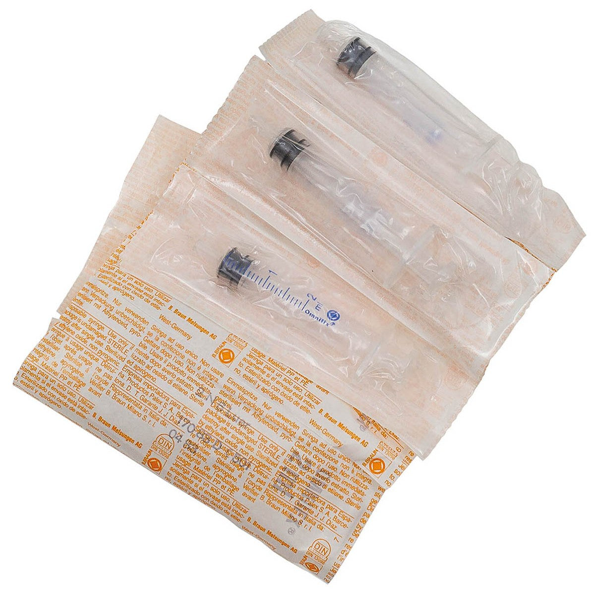 Einmalspritze, 2 ml, 100 Stück, neuwertig