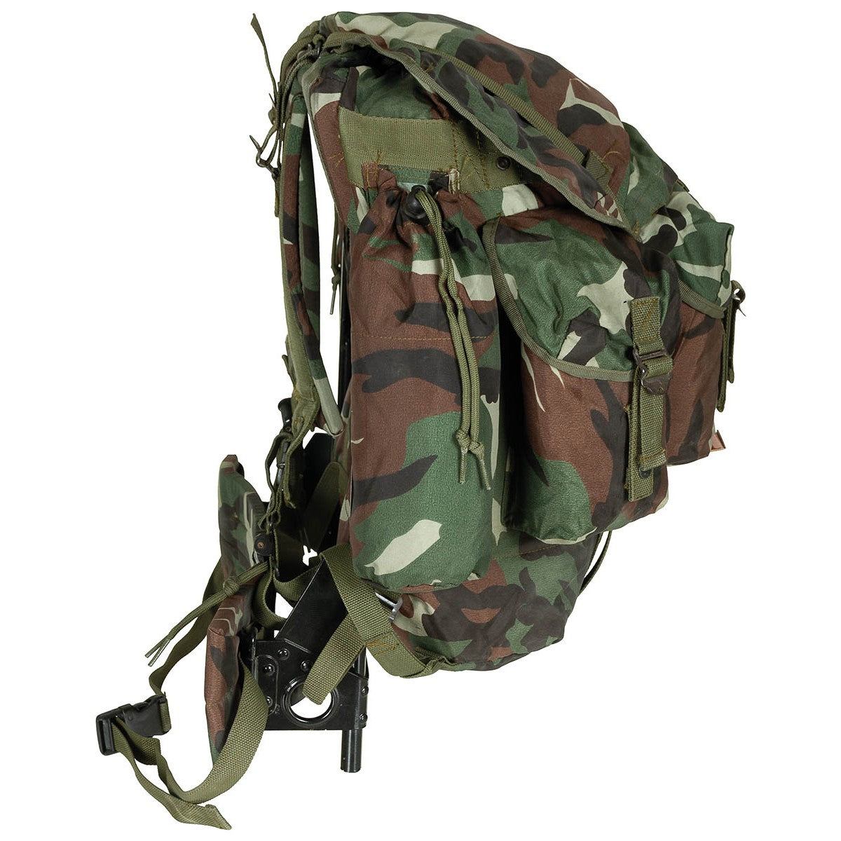 Türk. Rucksack, tarn, gebr.,TOP ZUSTAND, Metallgestell