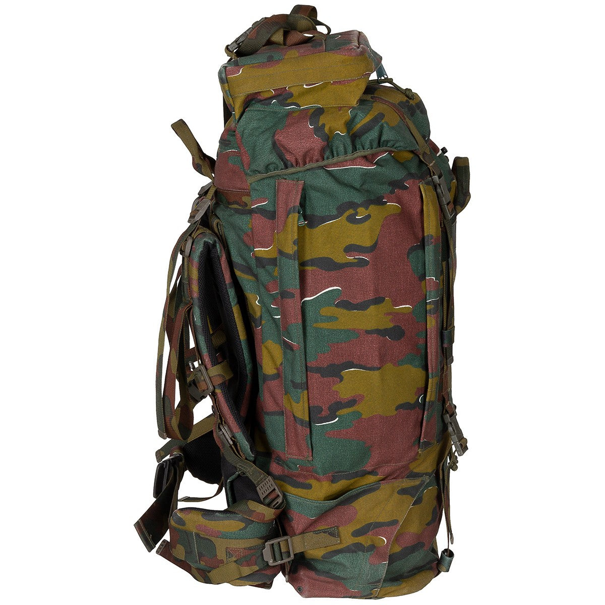 Belg. Rucksack, tarn,OHNE Seitentaschen, gebr.