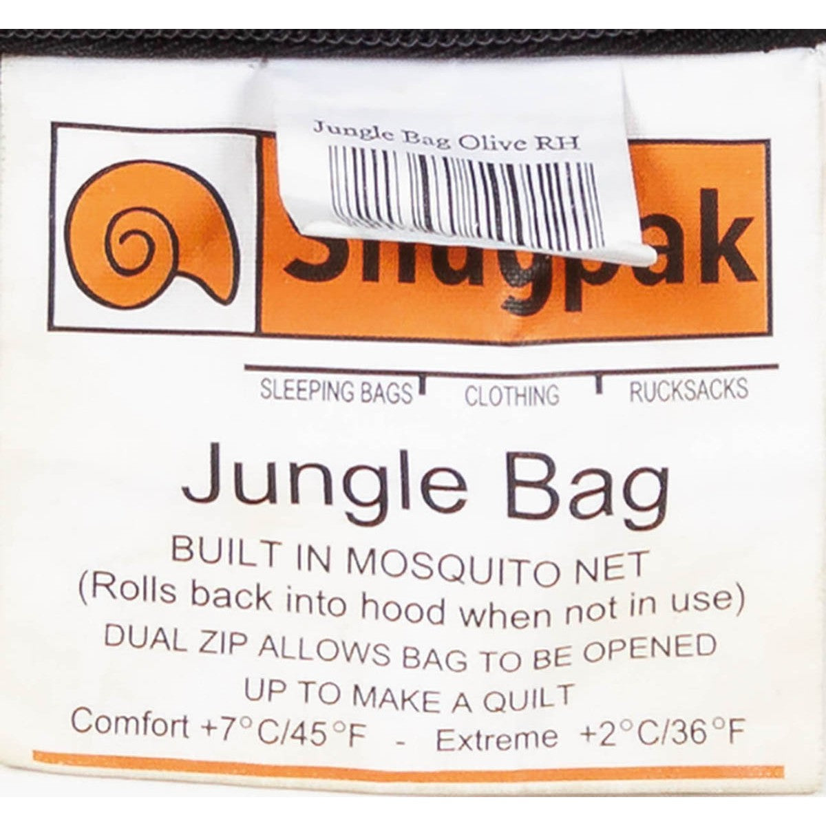 Brit. Schlafsack, Snugpak,Jungle Bag oliv, gebr.