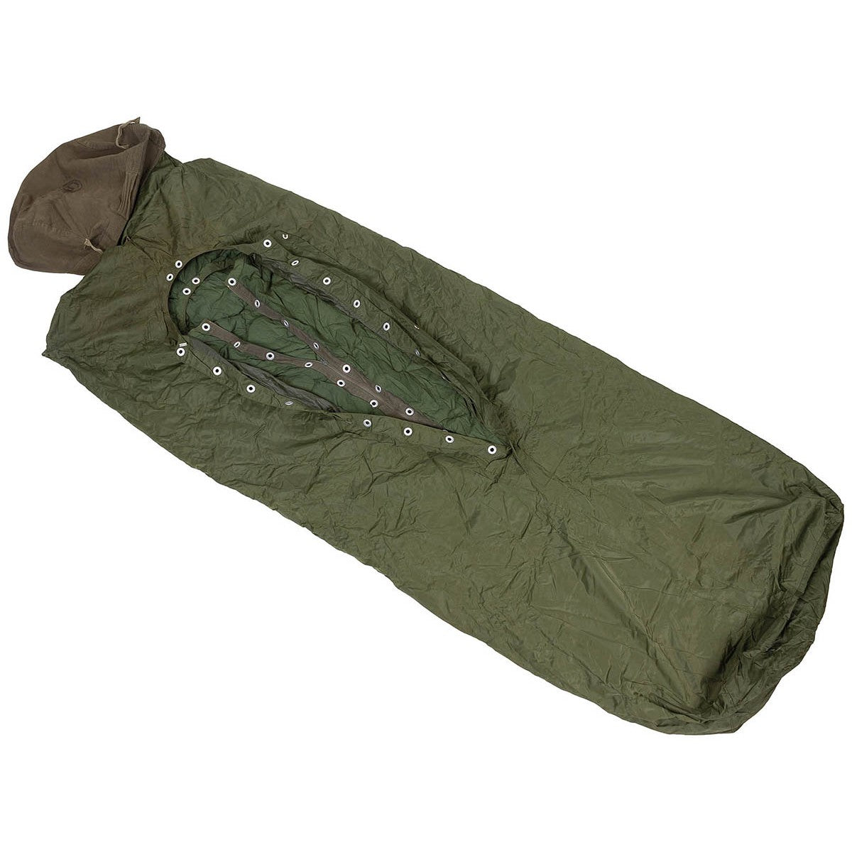 Ungar. Schlafsack,oliv, gebr.