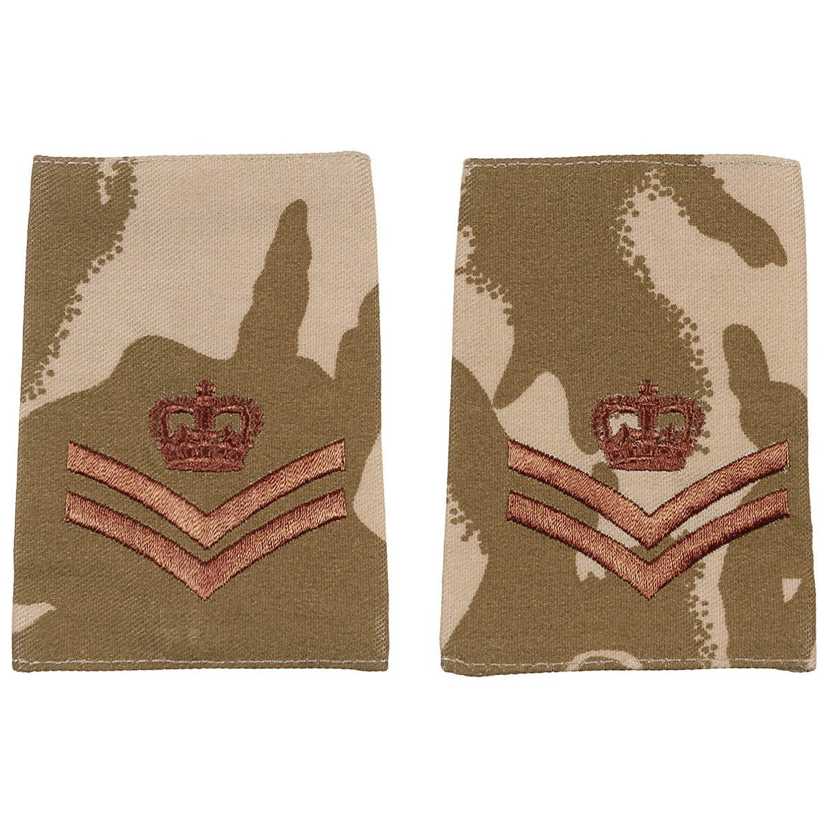 Brit. Schulterklappen, desert,10 Paar, CORPORAL OF HORSE